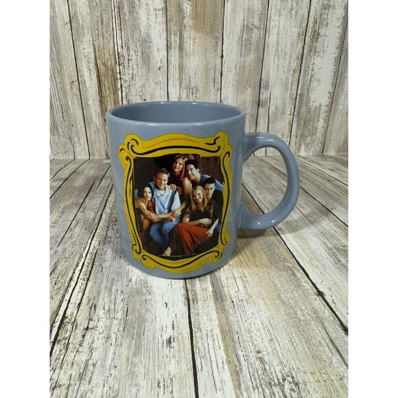 TV Show Series - Friends - Original 20 Oz. Blue Ceramic Coffee Tea Mug - Picture 3 of 8